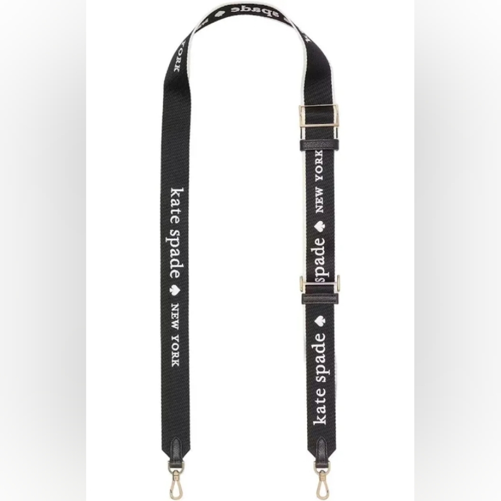 Kate Spade black and white novelty strap BNWOT
